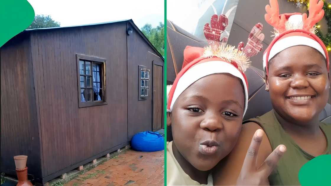 A mother and son duo gave their home a Christmas make-over A mother and son duo gave their home a Christmas make-over