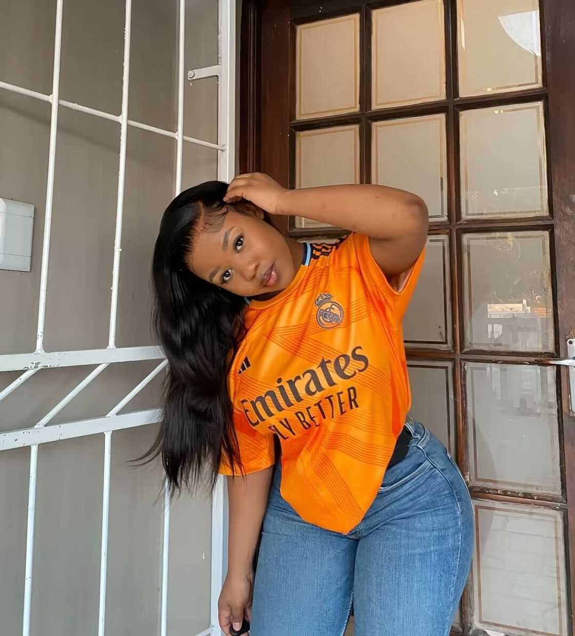 A talented South African woman showcases her dancing skills in the Khanyi Mbau Challenge.