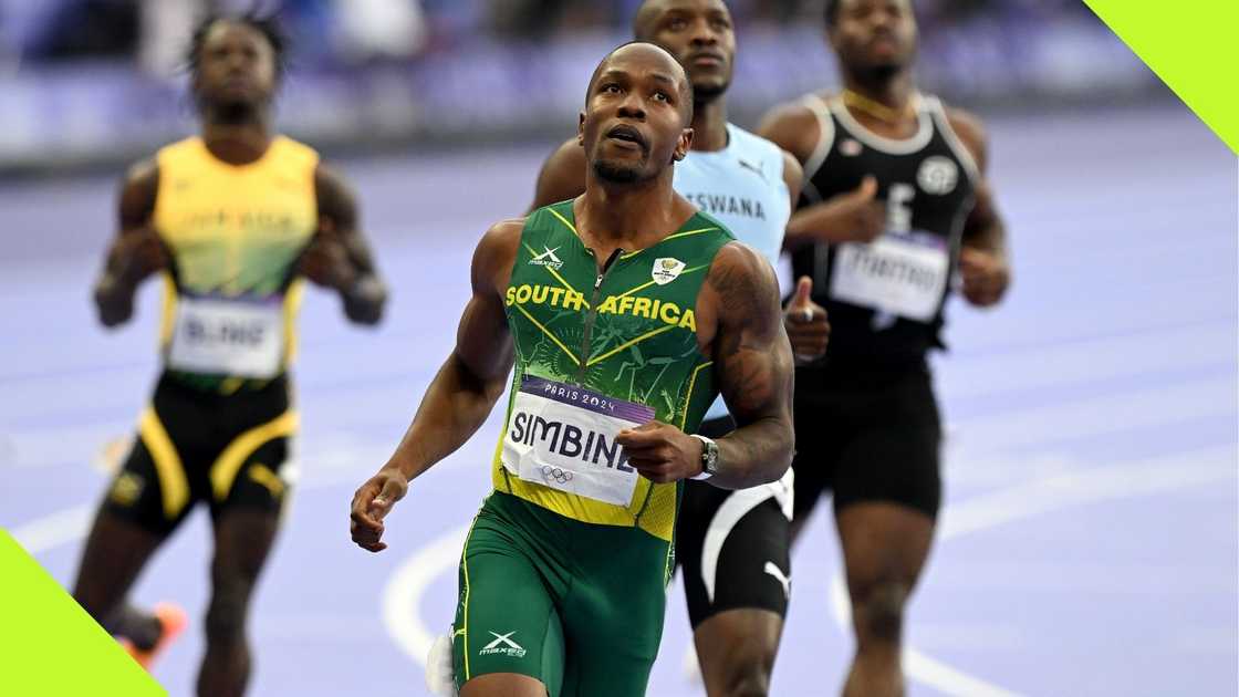 Akani Simbine rocks expensive wristwatch at the Olympic Games.