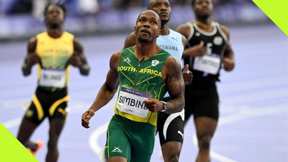 Akani Simbine rocks expensive wristwatch at the Olympic Games. Akani Simbine rocks expensive wristwatch at the Olympic Games.