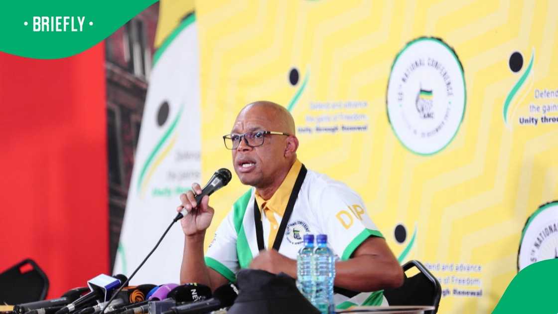 The ANC's Pule Mabe stepped down from his party duties The ANC's Pule Mabe stepped down from his party duties