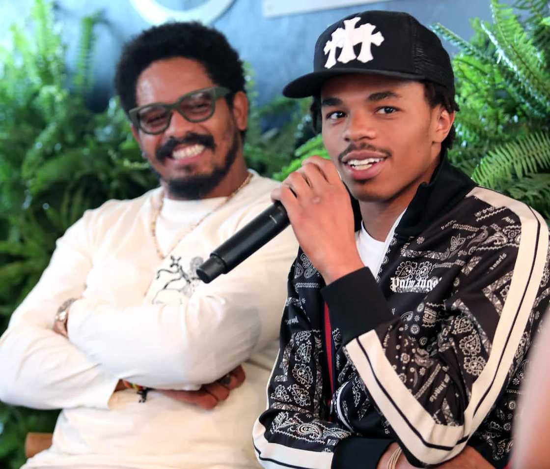 Rohan Marley and his son Joshua Marley Rohan Marley and his son Joshua Marley