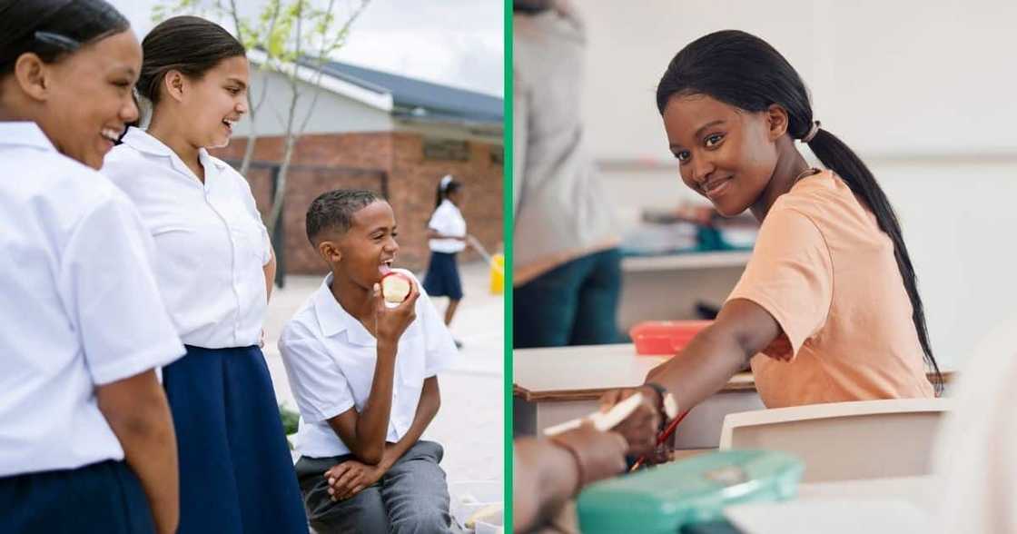 Students shares matric farewell gear. Students shares matric farewell gear.