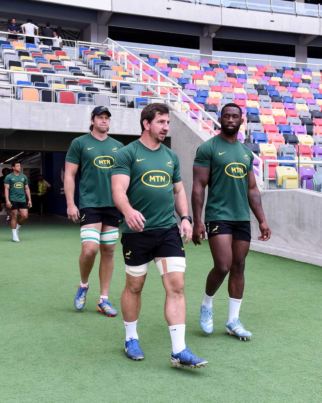 Springboks, Kwagga Smith and Siya Kolisi. Springboks, Kwagga Smith and Siya Kolisi.