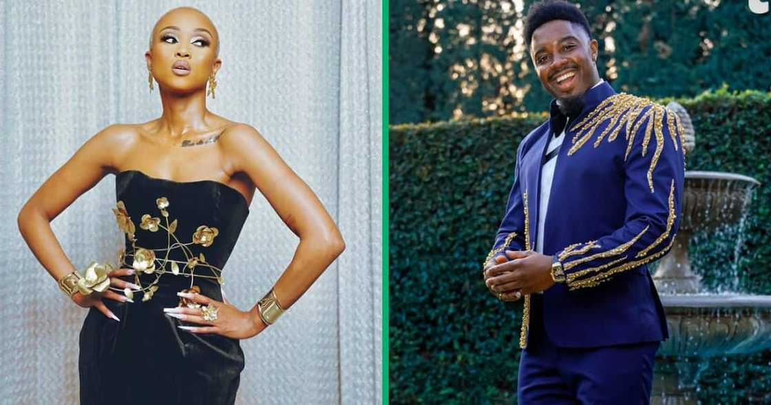 Nomuzi Mabena stuns in House of Ayi dress. Nomuzi Mabena stuns in House of Ayi dress.