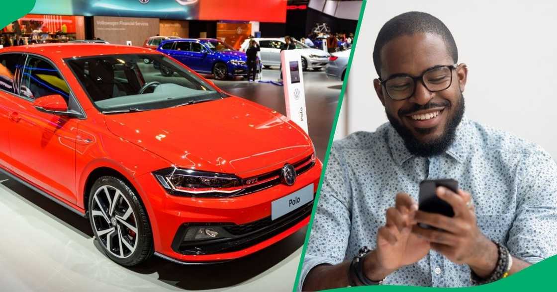 A Pretoria man drove a doorless VW Polo, leaving netizens in stitches.