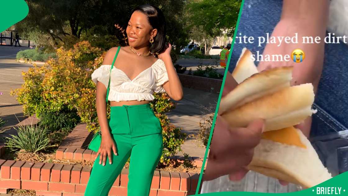 TikTok users advised a lady to take return an empty sandwich and ask for a refund TikTok users advised a lady to take return an empty sandwich and ask for a refund