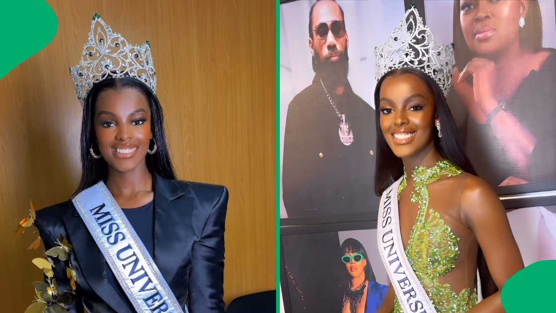 Beauty queen Chidimma will be representing her father's country, Nigeria, in the Moss Universe contest