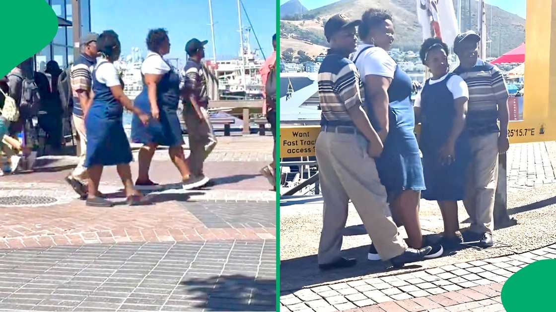 TikTok users joked about couples who were seeing in similar outfits in Cape Town