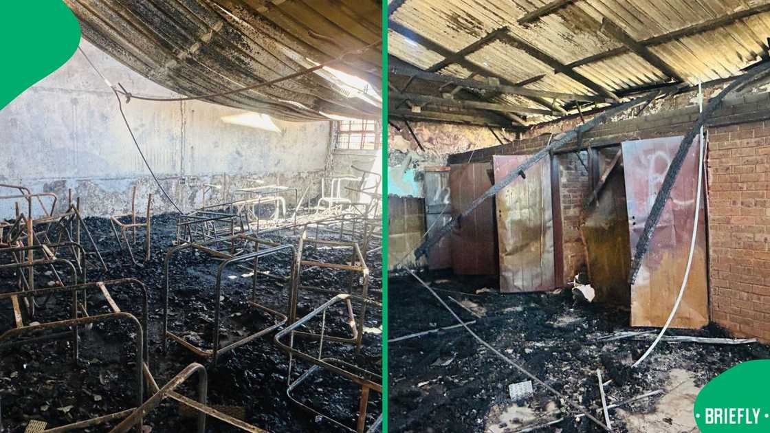 A fire at a Gauteng school destroyed 11 classrooms A fire at a Gauteng school destroyed 11 classrooms