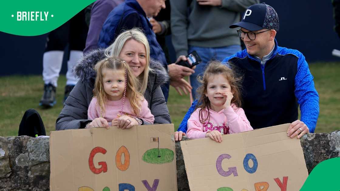 An image depicting a fun family moment