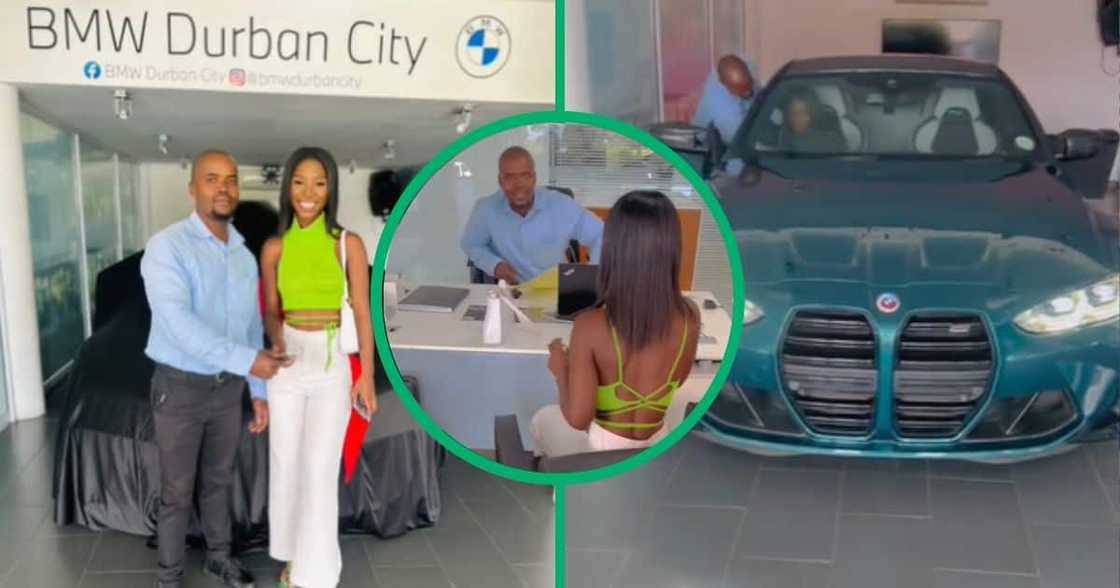 TikTok video of 21 year old buting BMW in Durban TikTok video of 21 year old buting BMW in Durban