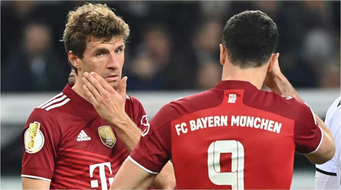 Thomas Muller, Robert Lewandowski, Bayern Munich, Lionel Messi, Football Thomas Muller, Robert Lewandowski, Bayern Munich, Lionel Messi, Football
