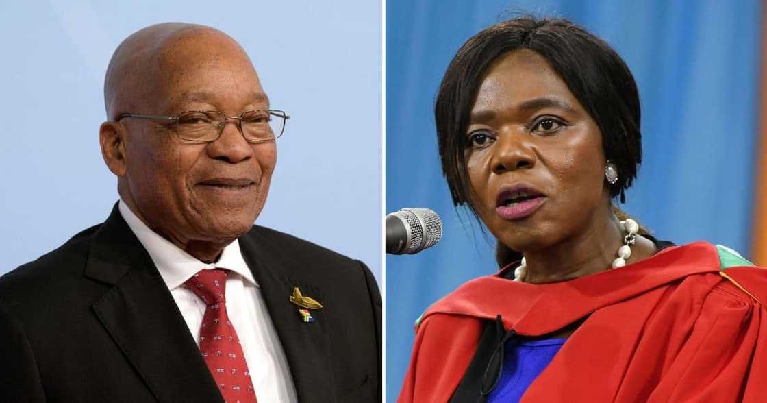 Former public protector, Thuli Madonsela, Jacob Zuma, Raymond Zondo, relationship, state capture report, part 2, unlawful, response