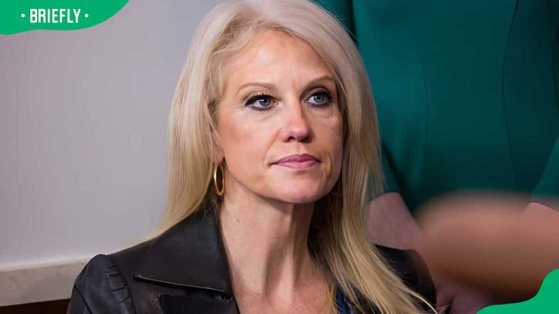 Kellyanne Conway during the daily press briefing Kellyanne Conway during the daily press briefing