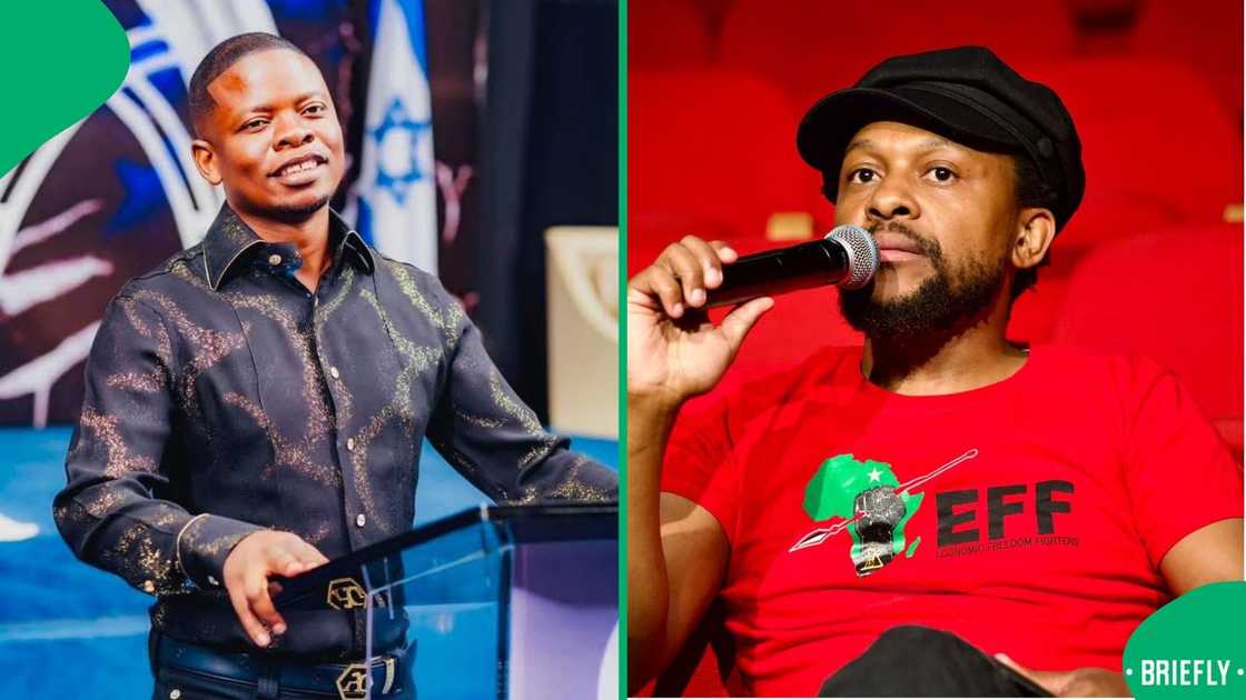Shepherd Bushiri hit back against Ndlozi, who slammed him in a recent lecture Shepherd Bushiri hit back against Ndlozi, who slammed him in a recent lecture