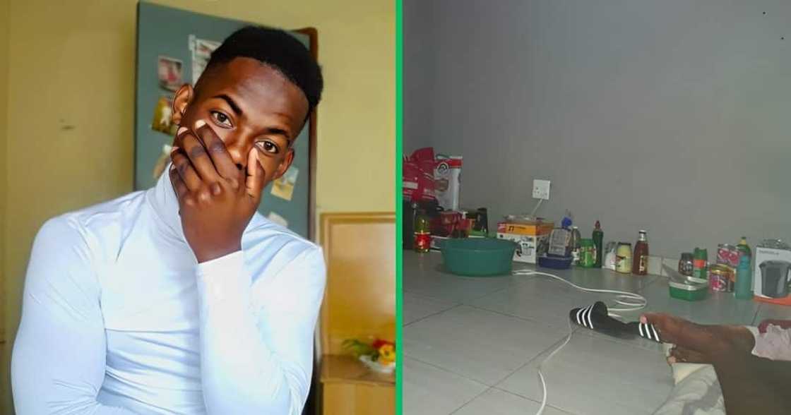 A Mzansi gent showed off his rental home with Facebook A Mzansi gent showed off his rental home with Facebook