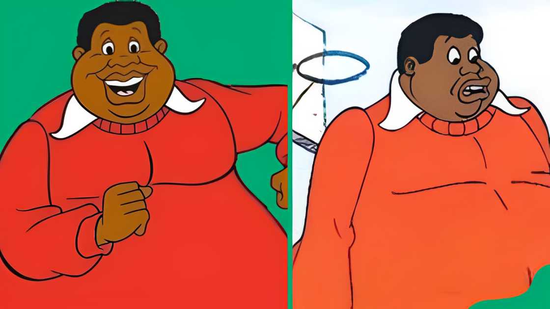 Fat Albert from Fat Albert and the Cosby Kids.