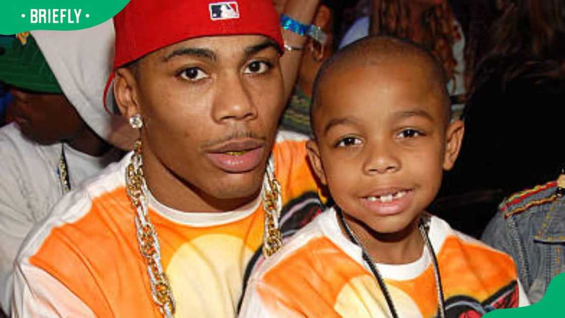 Nelly and son Cornell Iral Nelly and son Cornell Iral