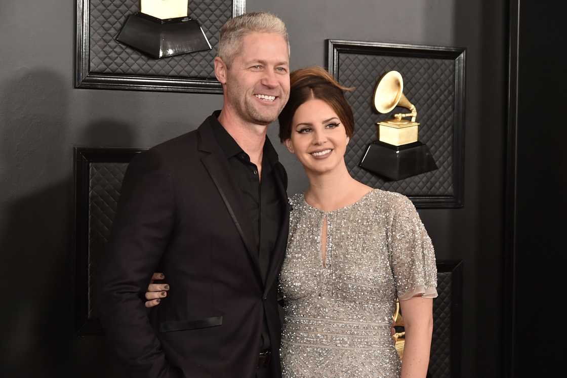 Sean Larkin and Lana Del Rey at the Grammys