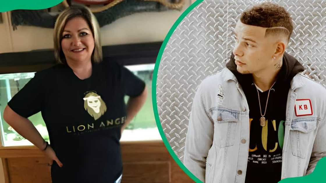 Kane Brown and his mother Tabatha Brown Kane Brown and his mother Tabatha Brown