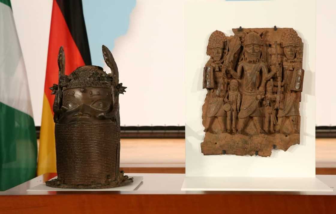 Some Benin bronzes will be displayed in Germany before being repatriated to Nigeria Some Benin bronzes will be displayed in Germany before being repatriated to Nigeria