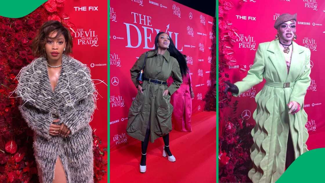 Ceecee Ndaba, Loot Love and Yolanda Dyatyi wore Bam Collective at The Devil Wears Parada 2