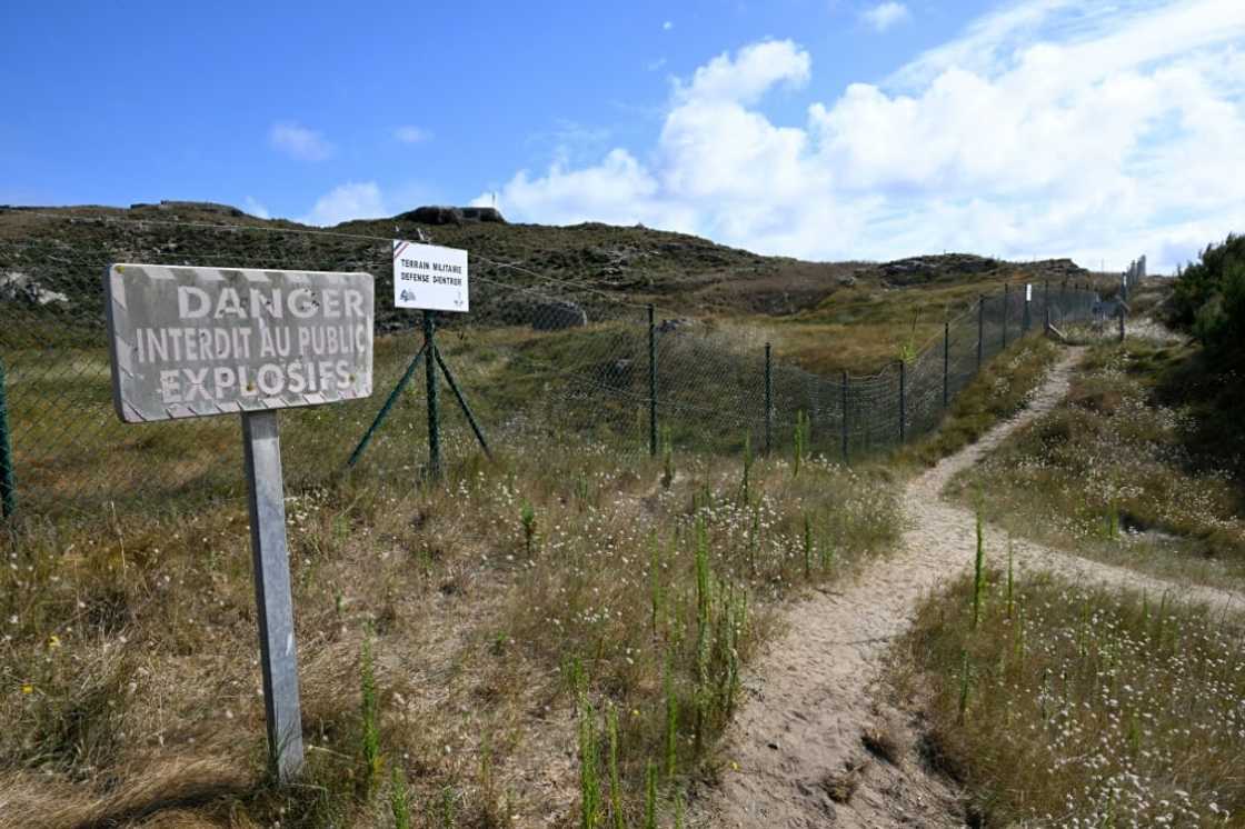 The path allows visitors to wander between rusty cannons and bunkers, with breathtaking views The path allows visitors to wander between rusty cannons and bunkers, with breathtaking views