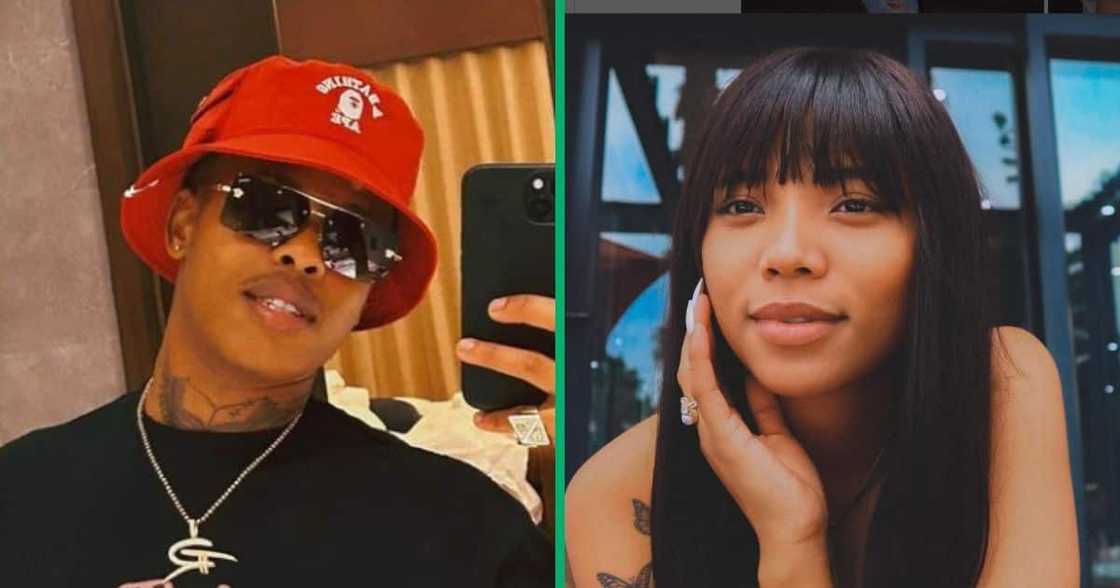 Nasty C's highschool sweet heart and baby mama Sammie Heavens has shared baby Oliver's first photos. Nasty C's highschool sweet heart and baby mama Sammie Heavens has shared baby Oliver's first photos.
