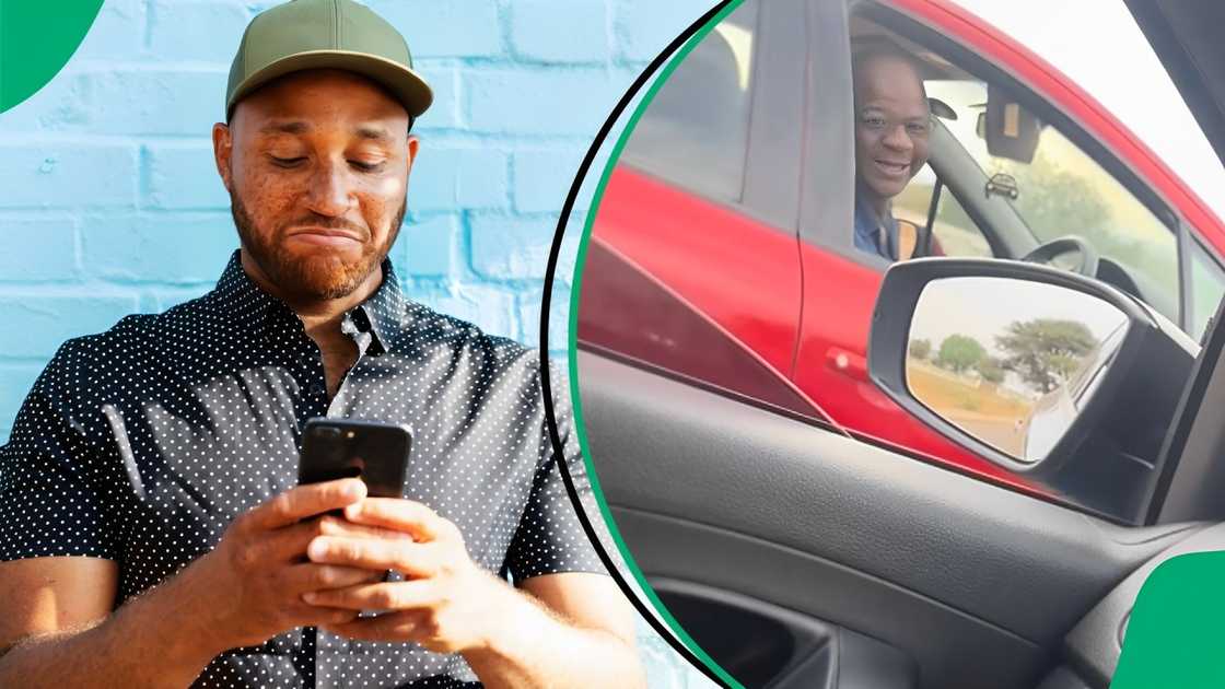 A Mzansi man flaunted his success to his former teacher mid-traffic A Mzansi man flaunted his success to his former teacher mid-traffic