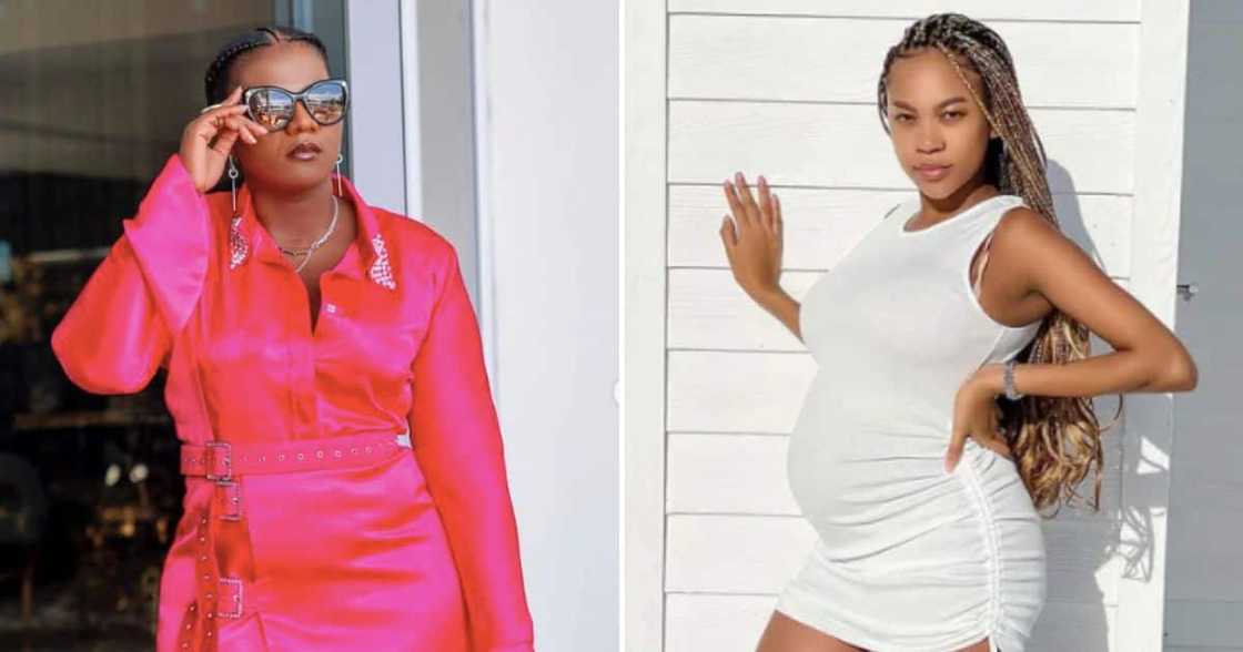 Shauwn Mkhize and Tamia Mpisane Shauwn Mkhize and Tamia Mpisane