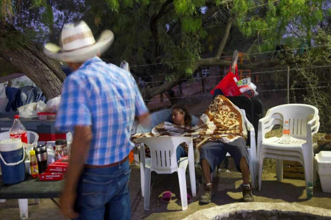 Relatives of the missing miners have camped out for five days at the site waiting for news