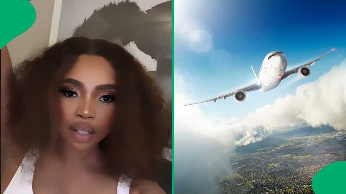 A woman posts a video of her turbulent flight on a FlySafair plane. She commented that it was no different than travelling in a taxi. A woman posts a video of her turbulent flight on a FlySafair plane. She commented that it was no different than travelling in a taxi.