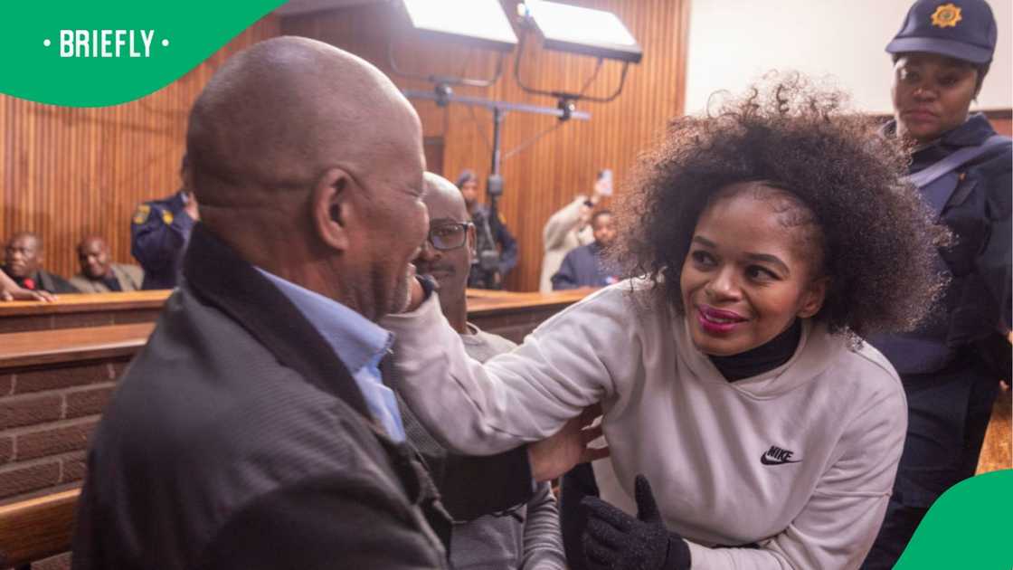 Nandipha Magudumana answered a question from the media and spoke to her father Nandipha Magudumana answered a question from the media and spoke to her father