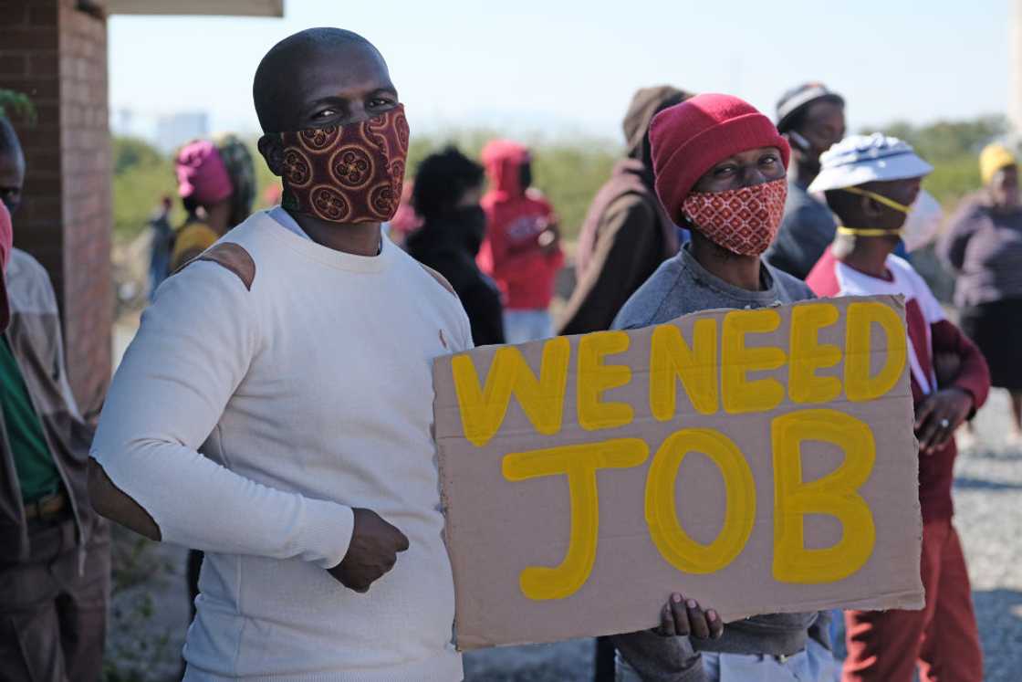 Unemployment is a recurring issue in South Africa