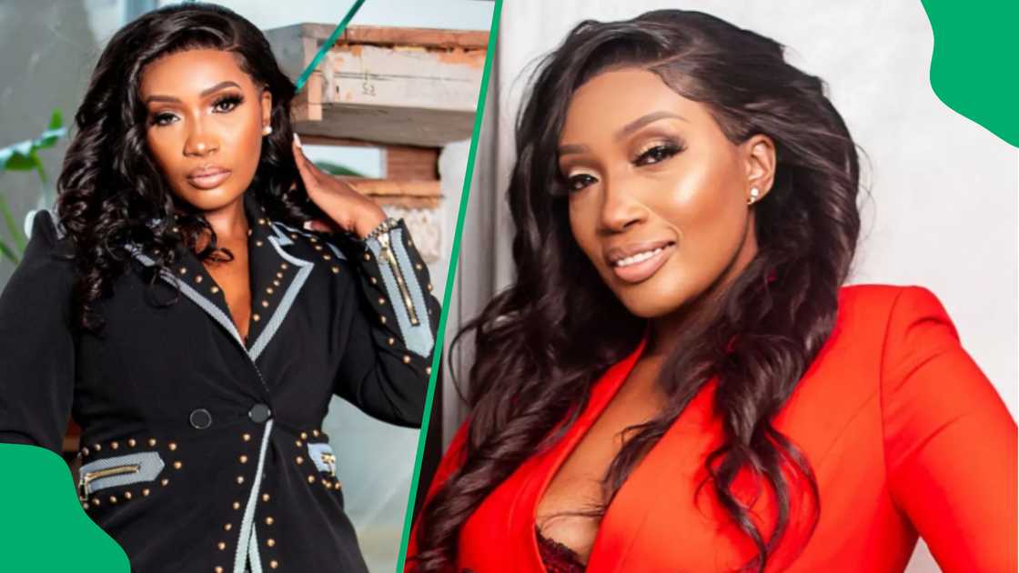 Sophie Ndaba's red stunning dress had fans gushing over it Sophie Ndaba's red stunning dress had fans gushing over it