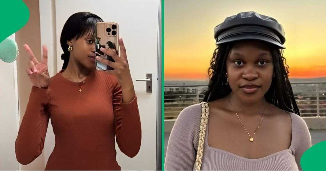 Woman documents her last day at work. Woman documents her last day at work.