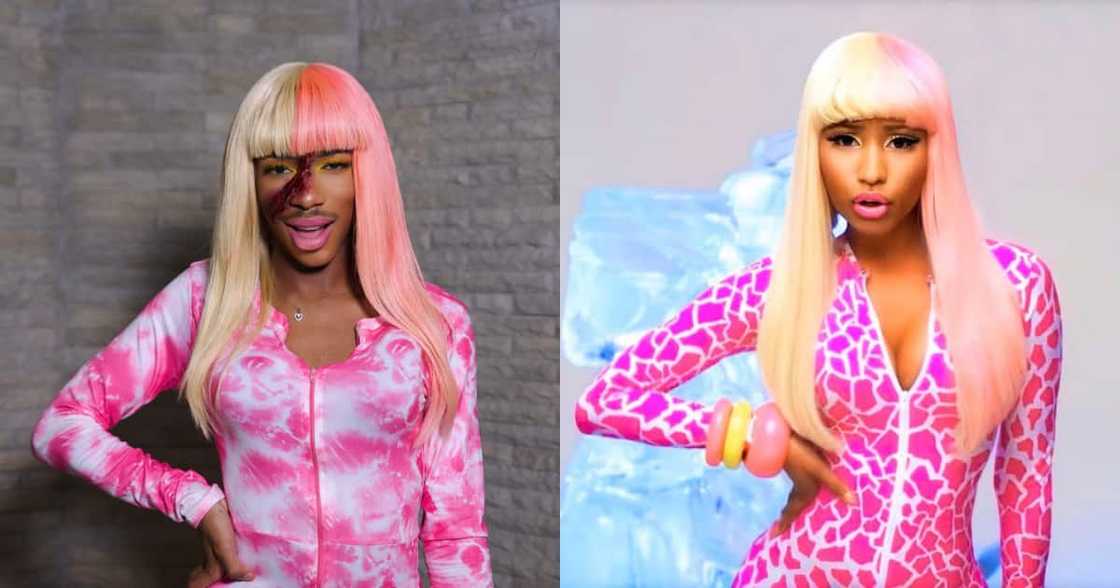 Lasizwe, Nicki Minaj, Halloween 2021 Lasizwe, Nicki Minaj, Halloween 2021
