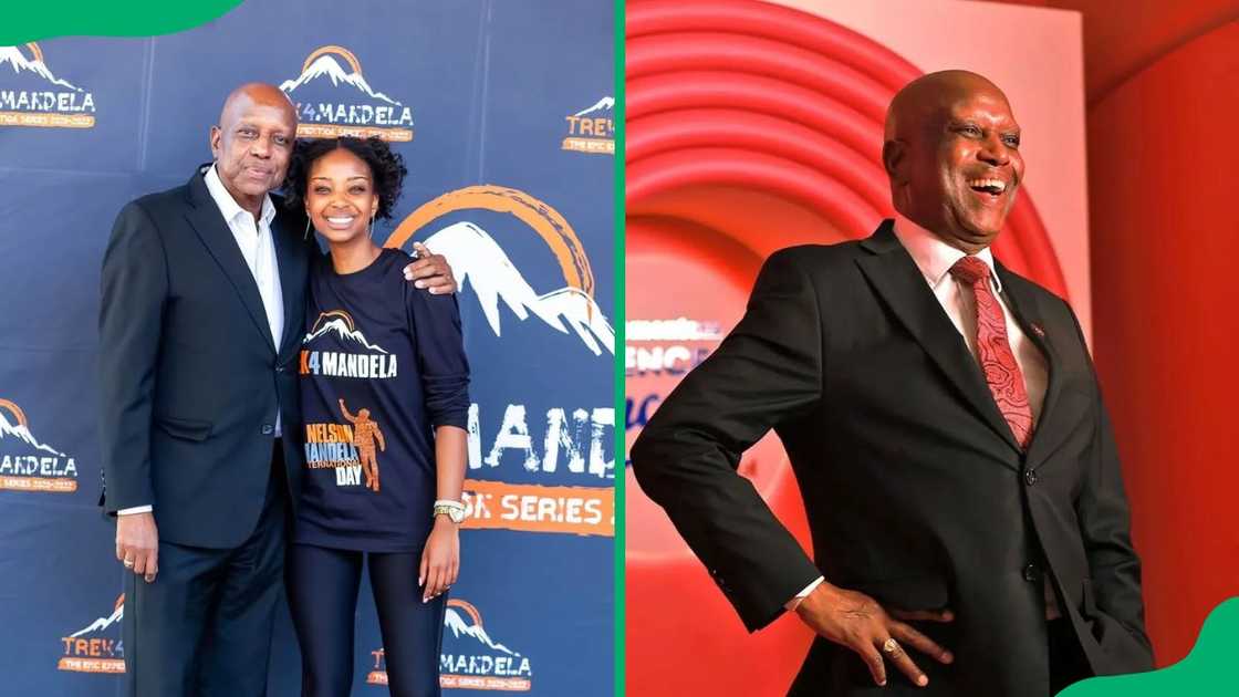 Dan Moyane and her daughter Dan Moyane and her daughter