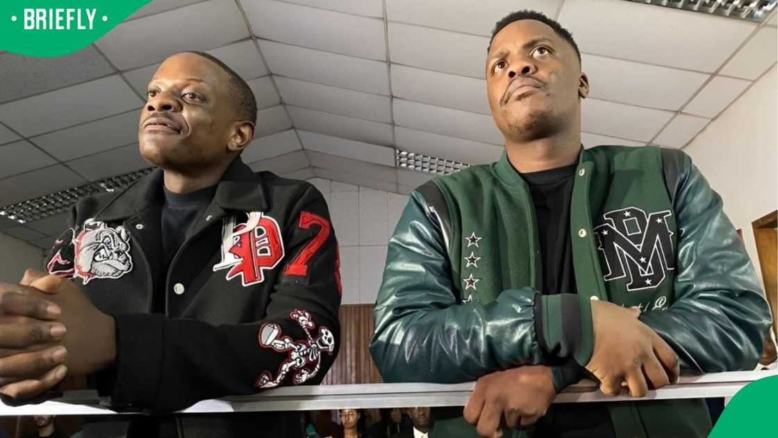 Bellarmine Mugabe and Tobias Matonhodze have pleaded guilty to several charges Bellarmine Mugabe and Tobias Matonhodze have pleaded guilty to several charges