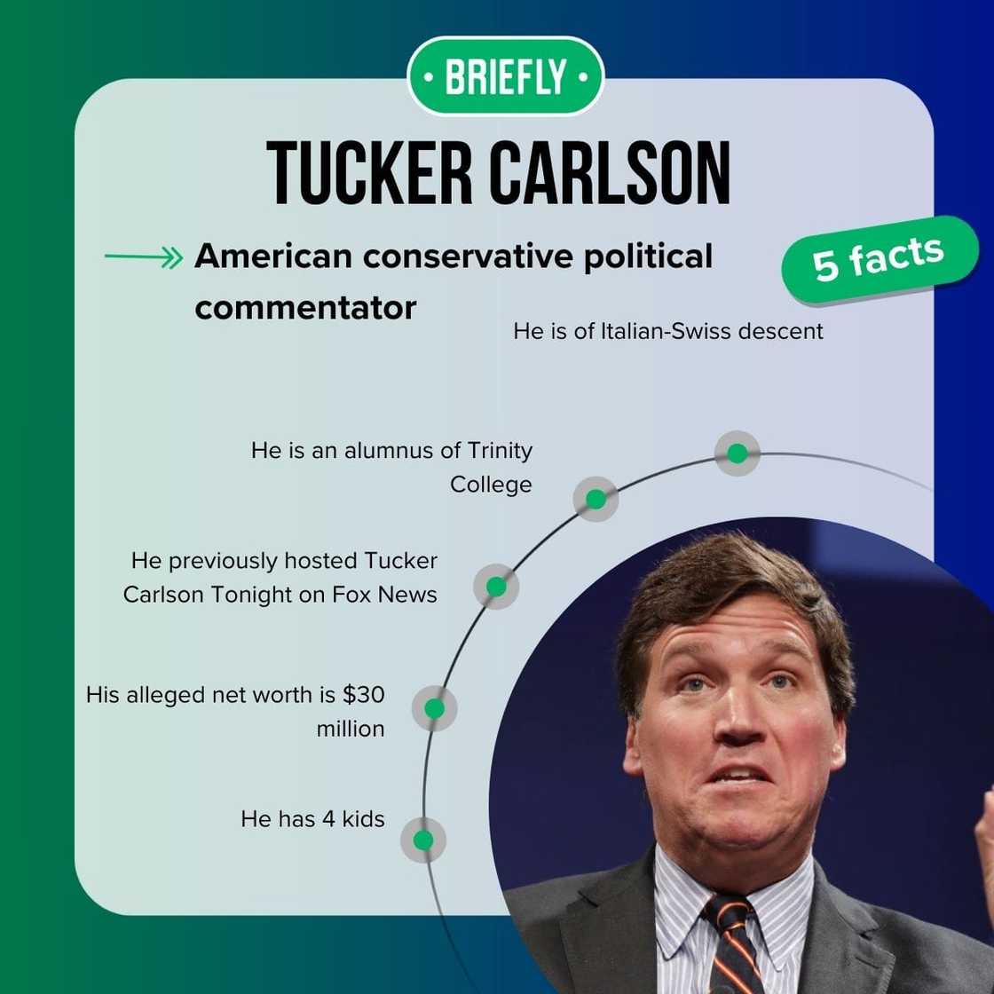 Tucker Carlson’s net worth, assets, inheritance and earnings - Briefly ...