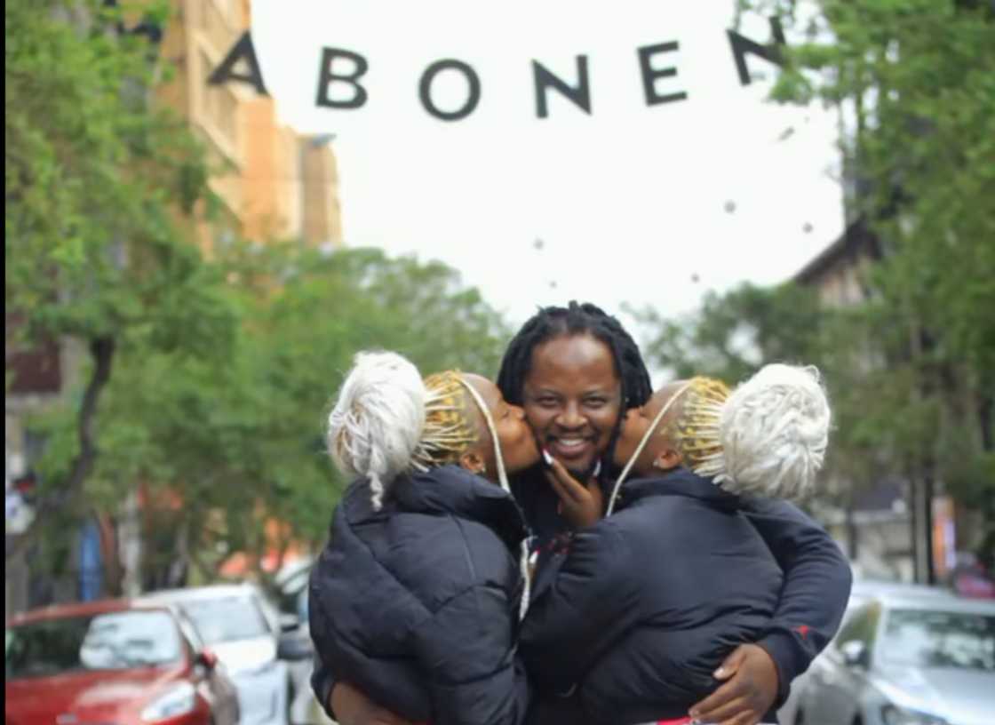 Social media users weighed in on a man with two women from the same home Social media users weighed in on a man with two women from the same home