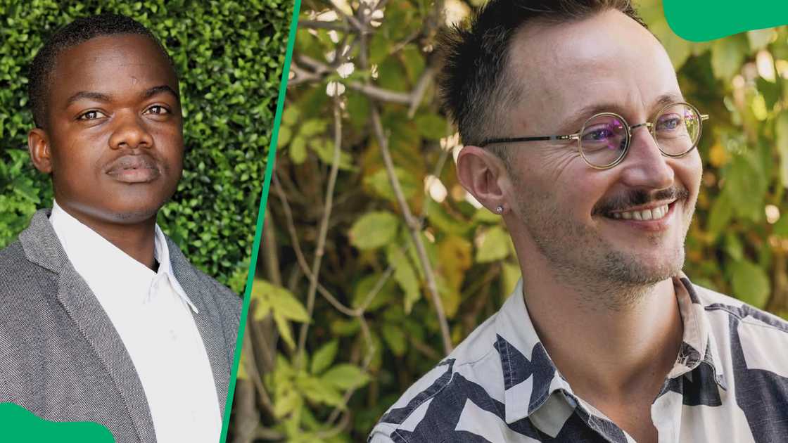 Writers Alistair Mackay and Vusu Mpofu (L-R)