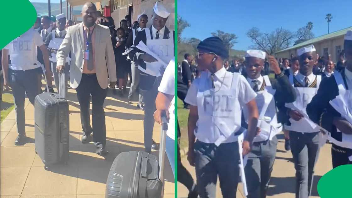 A group of high school boys pretended to be FBI's at their school A group of high school boys pretended to be FBI's at their school