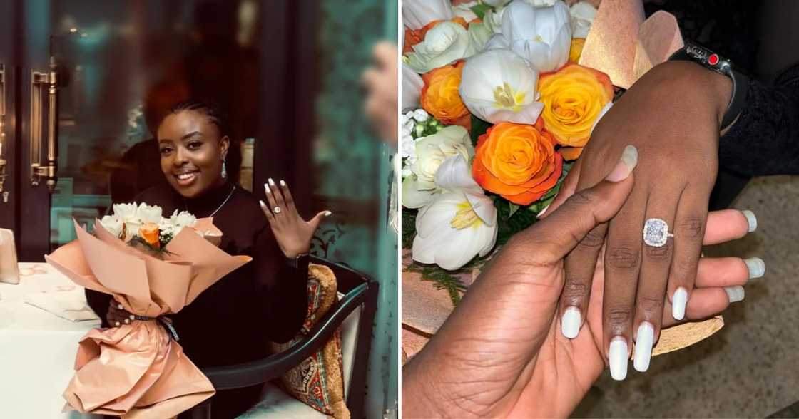 A lady shared pictures of her engagement and the internet couldn't get over her bae's nails A lady shared pictures of her engagement and the internet couldn't get over her bae's nails
