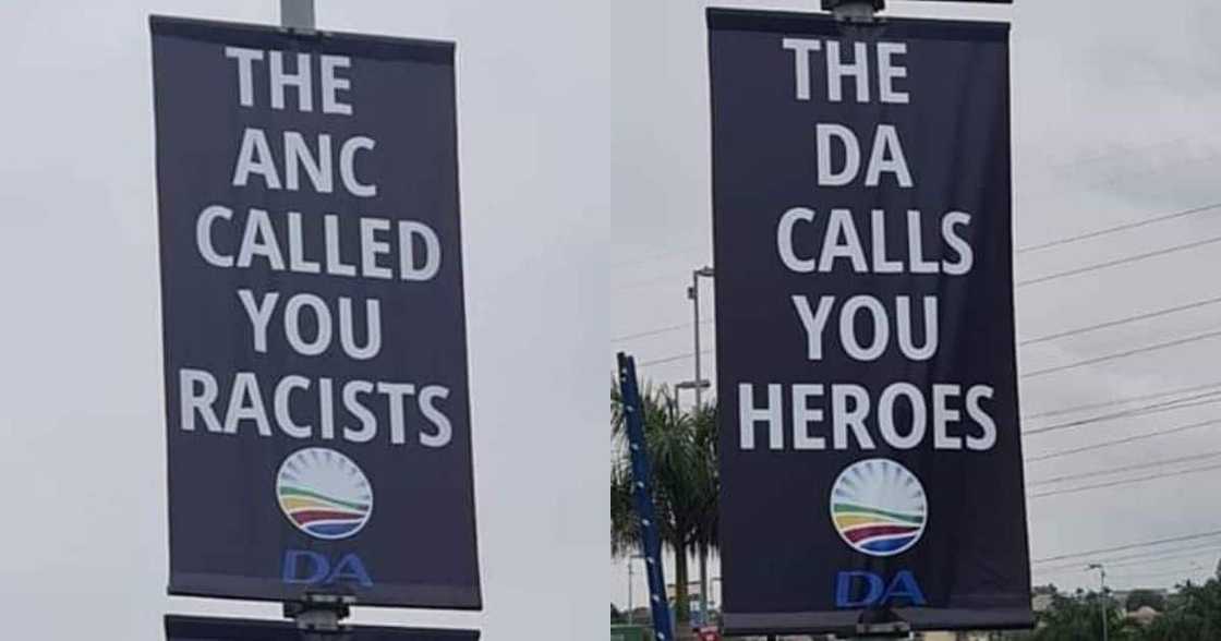 DA, John Steenhuisen, no apology, Phoenix posters DA, John Steenhuisen, no apology, Phoenix posters