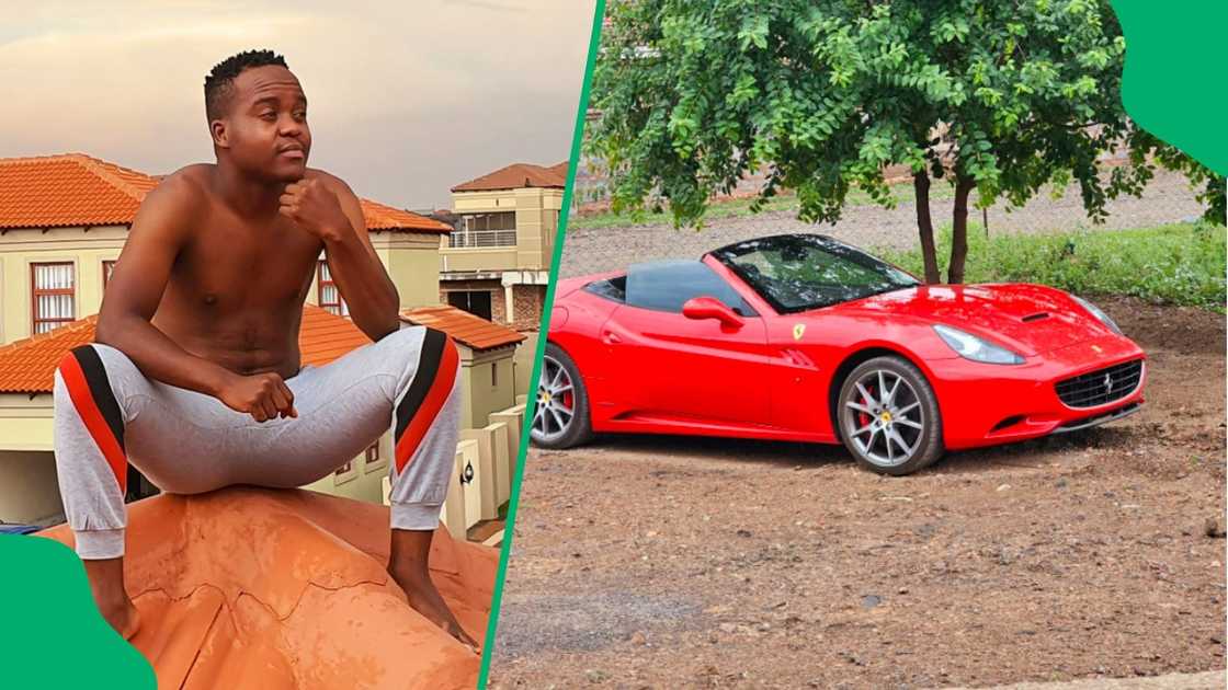 A picture post of a millionaire's Ferrari in his village goes viral.