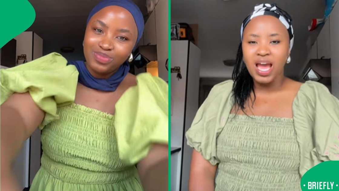 The visual on the right captured the woman talking about her spiritual psychosis The visual on the right captured the woman talking about her spiritual psychosis