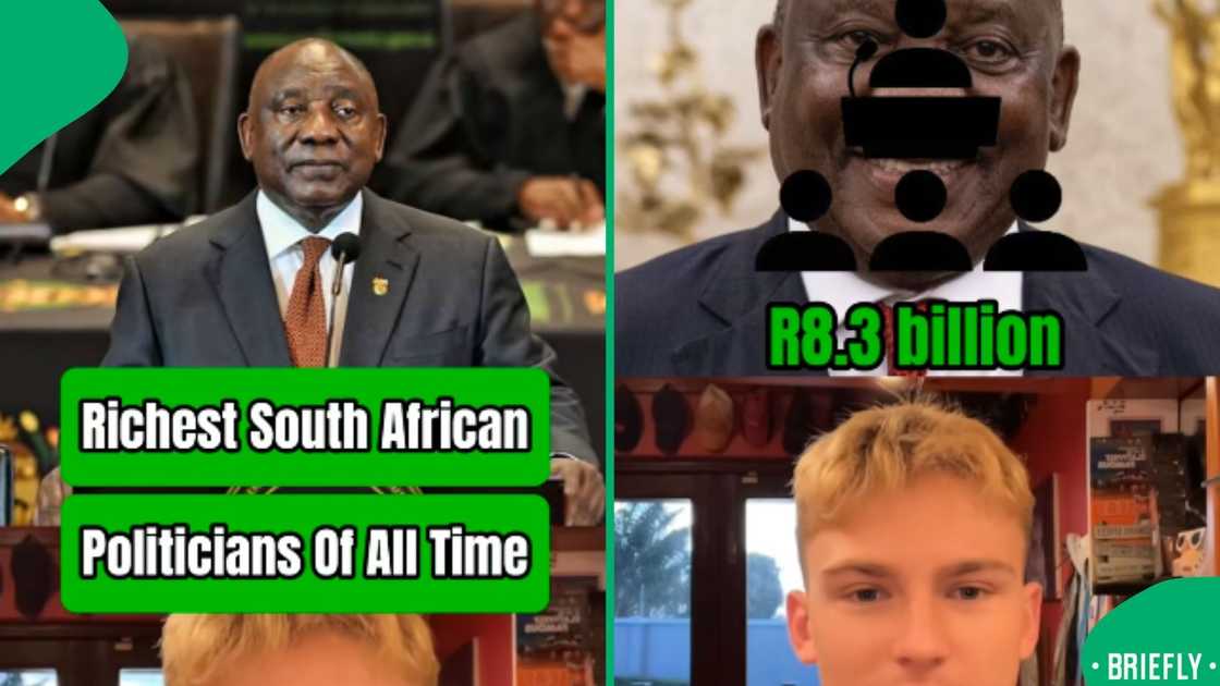 A video sparked debate about transparency after naming Ramaphosa as the richest politician