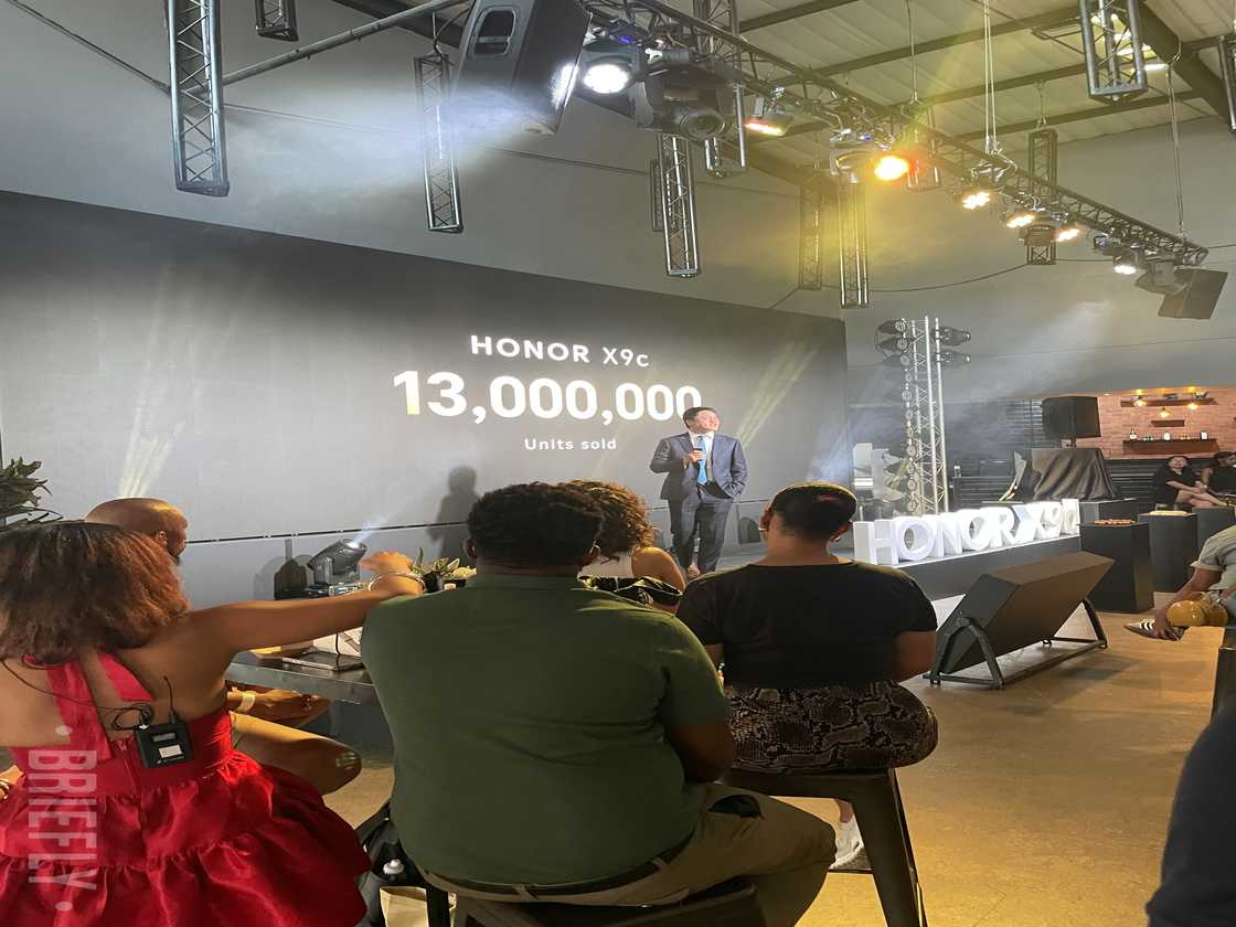 Honor hosted an event in Johannesburg
